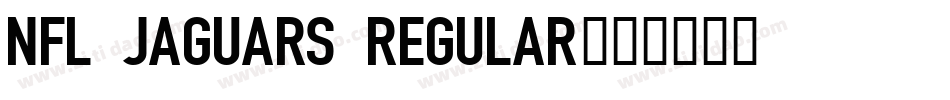 NFL Jaguars Regular字体转换